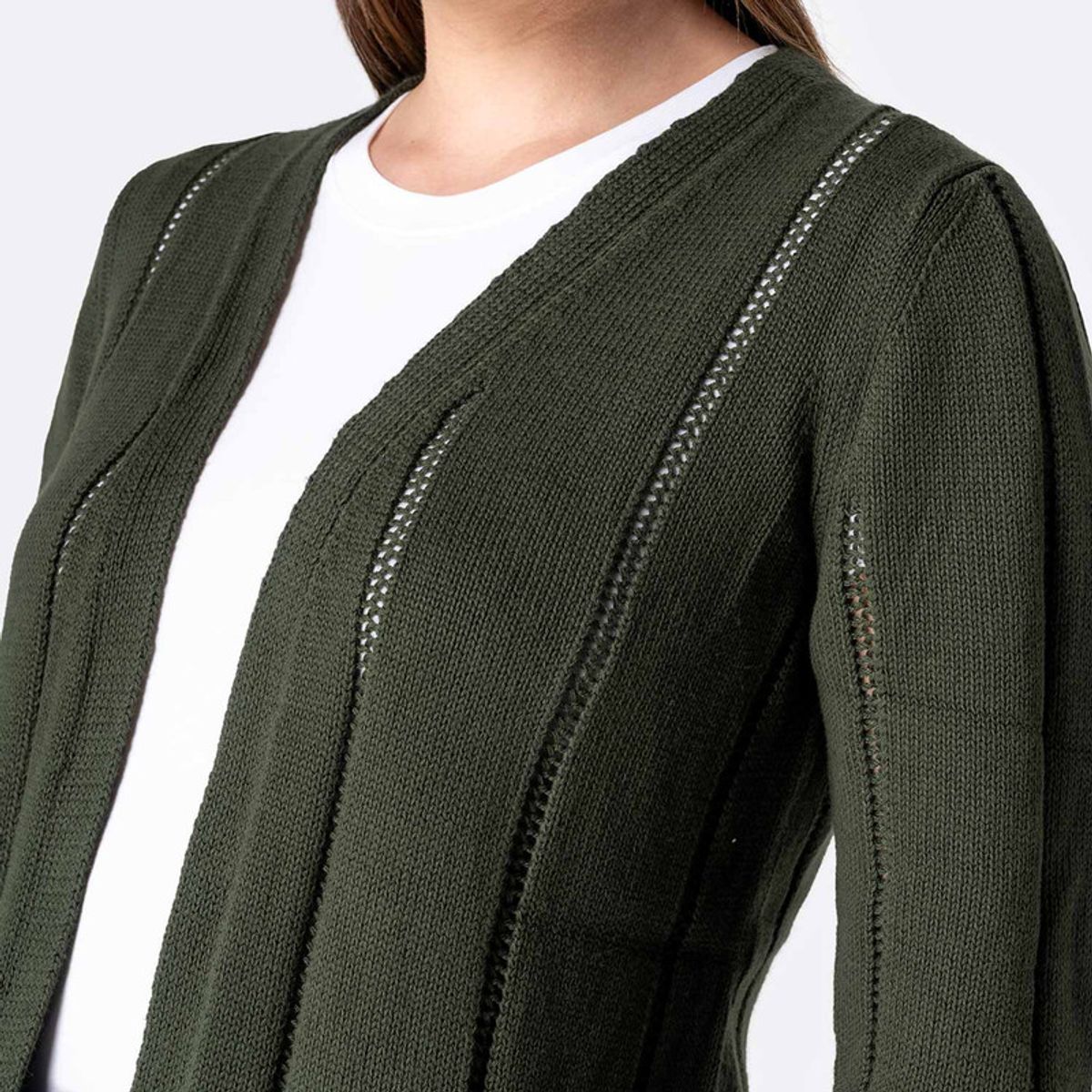 PIONIER - Chompas Capa Hilos Grisolia Mujer