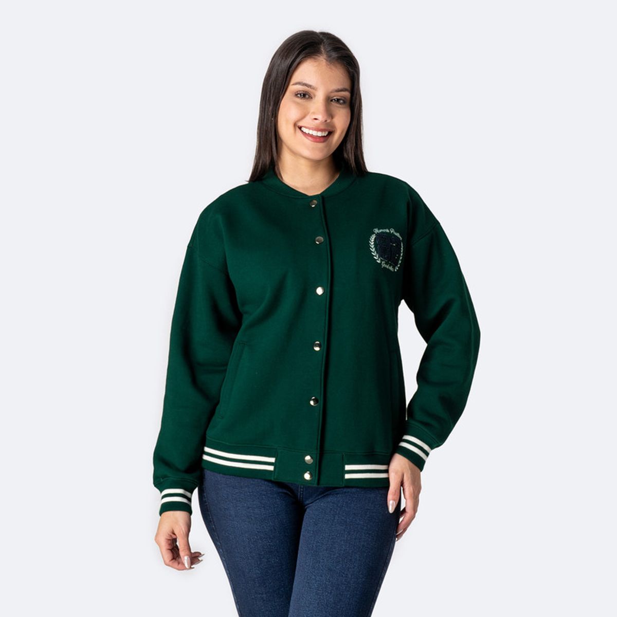 PIONIER - Polera Zipper Franela Zunex Mujer