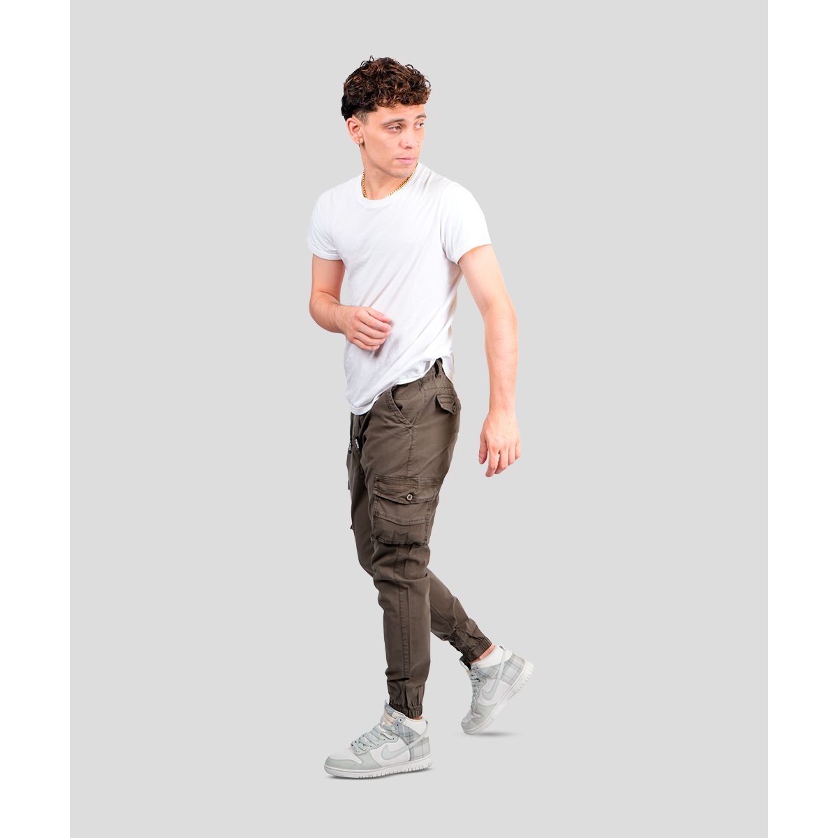 CH CASTRO SPORT - 7024 PANTALON DRILL CARGO JAMES 98% ALGODÓN STRECH HOMBRE