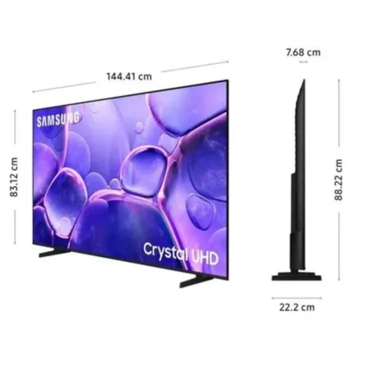 SAMSUNG - Televisor Samsung  65 Crystal UHD 4K Smart TV UN65U8000FGXPE + Soundbar HW-B400