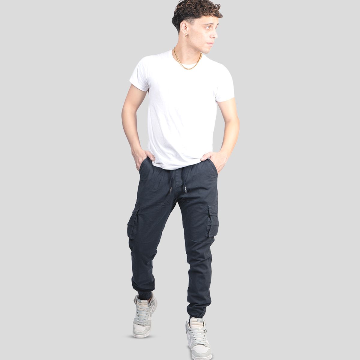 CH CASTRO SPORT - 7024 PANTALON DRILL CARGO JAMES 98% ALGODÓN STRECH HOMBRE