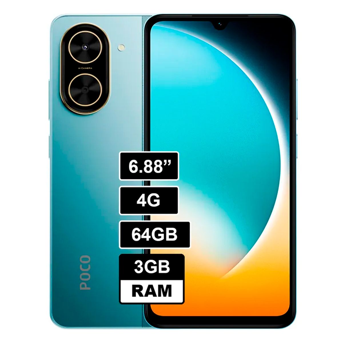 XIAOMI - Poco C71 3GB 64GB Azul