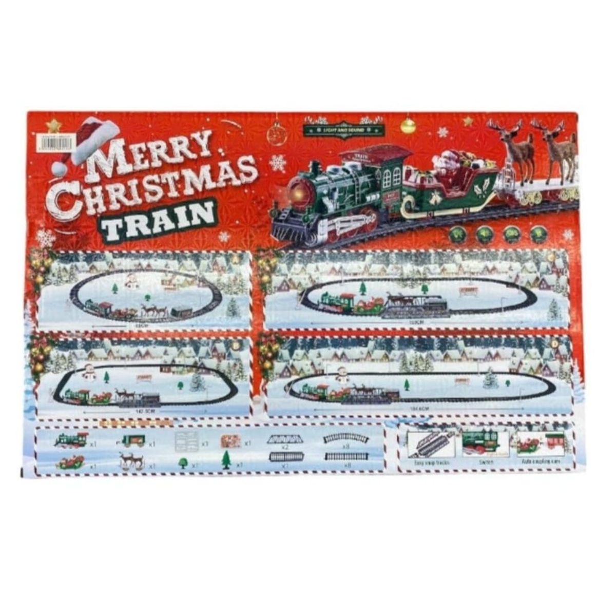 GENERICO - TREN NAVIDEÑO CON LUCES Y SONIDO