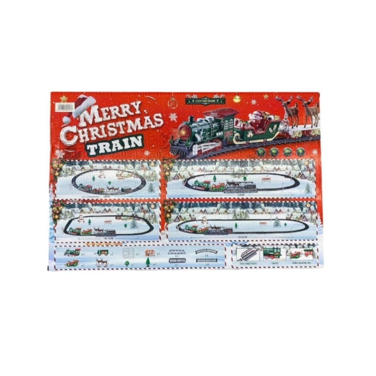 GENERICO - TREN NAVIDEÑO CON LUCES Y SONIDO