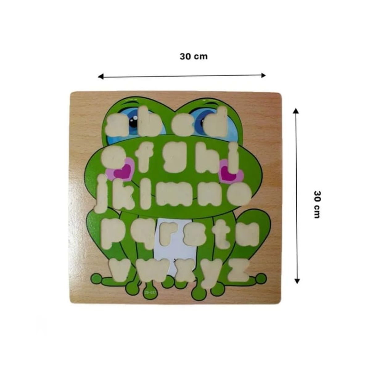 GENERICO - Juego Didactico para Niños Abecedario Encajable Rana