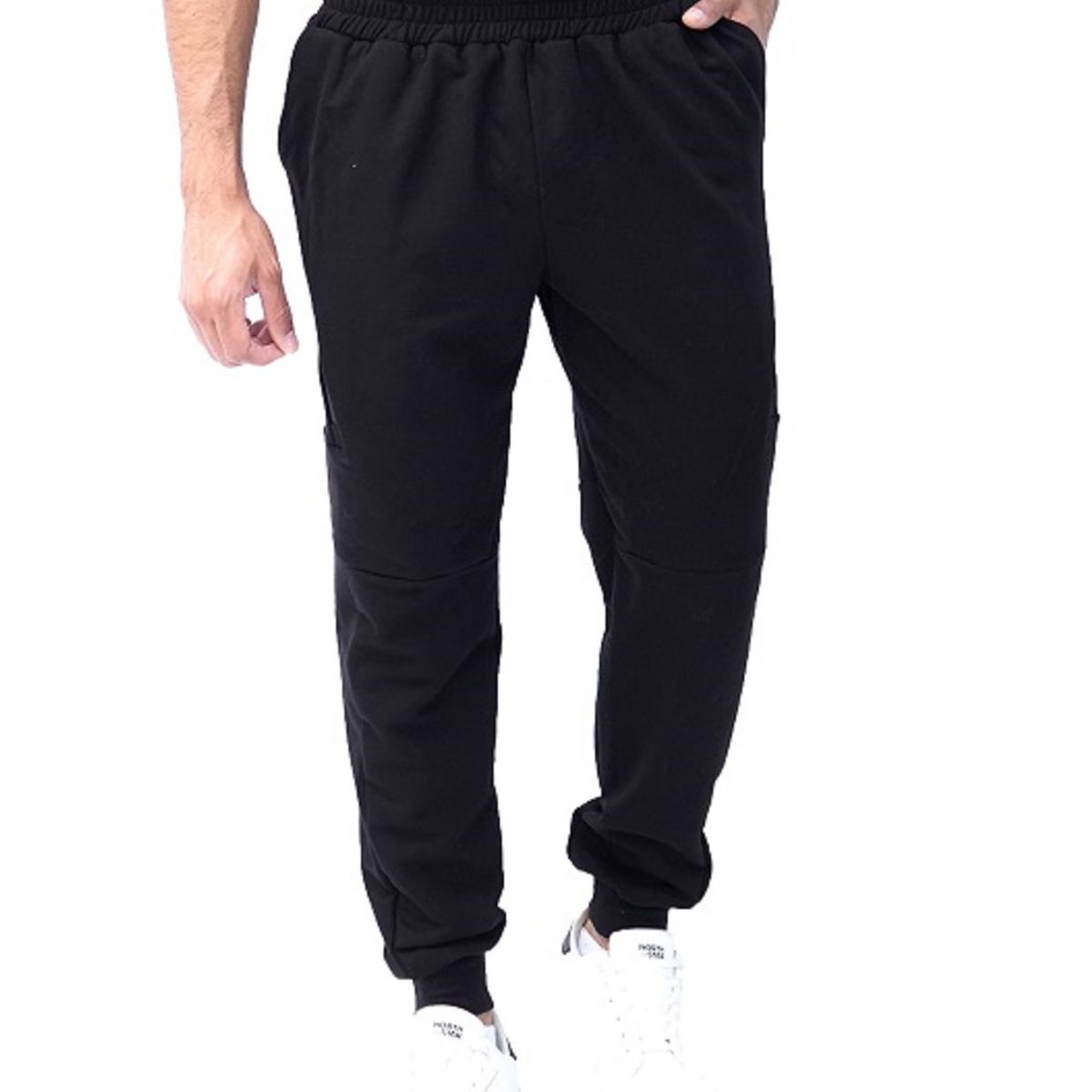 NEW YORK STARS - Pantalon de Fresh Terry Negro