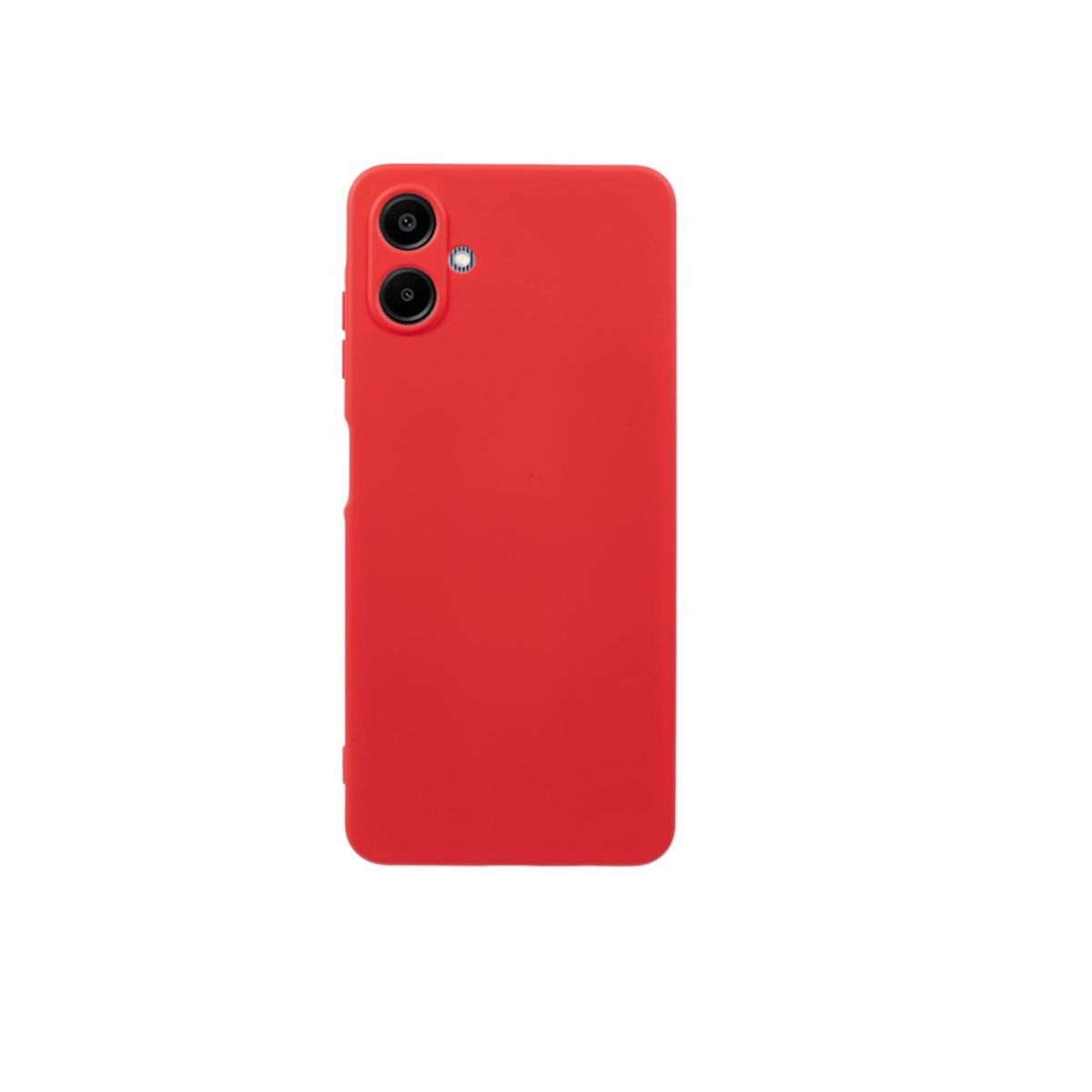 GENERICO - CASE SILICONA COMPATIBLE PARA Galaxy A07 ROJO
