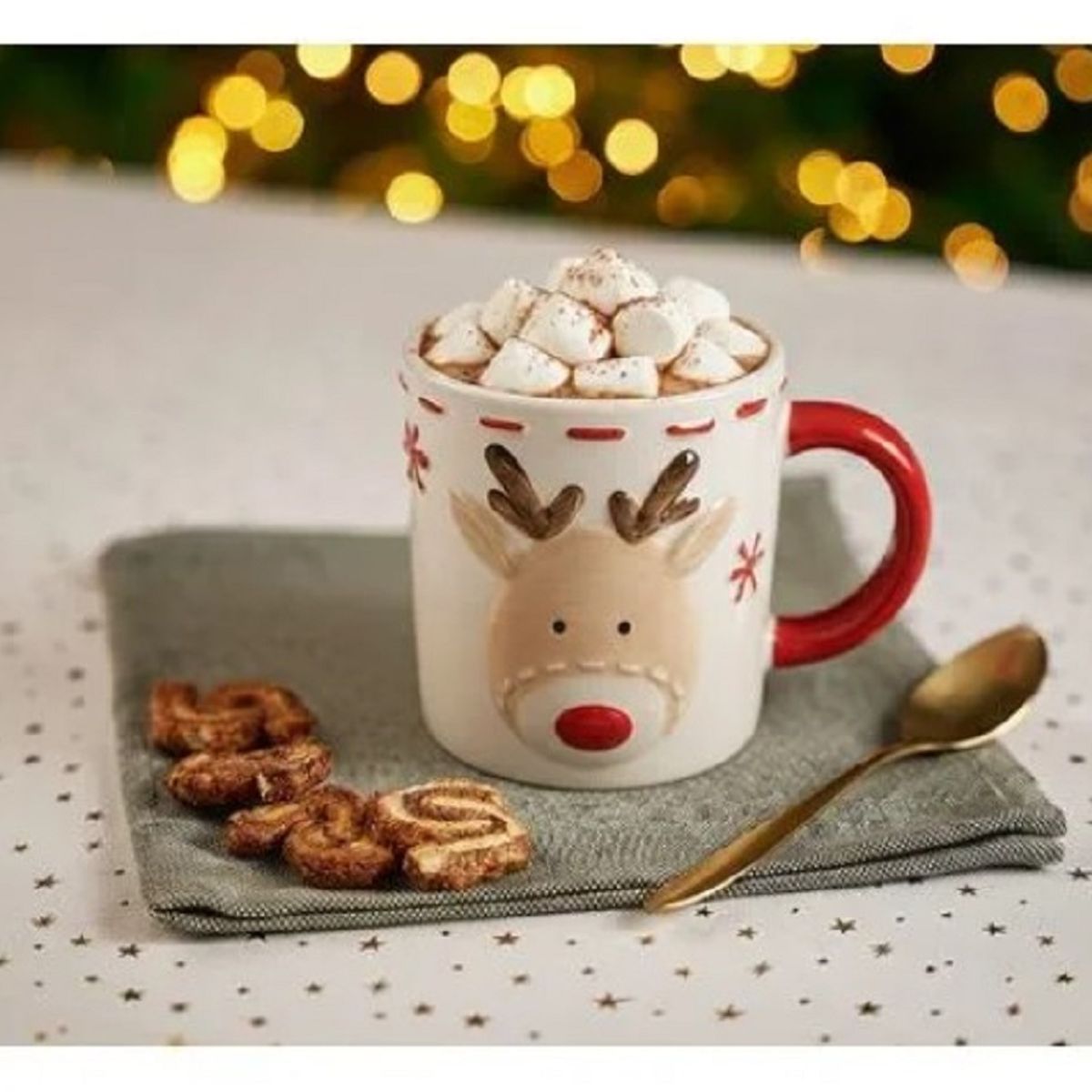 GENERICO - Mug Reno 400ml Cuentos de Navidad  A1