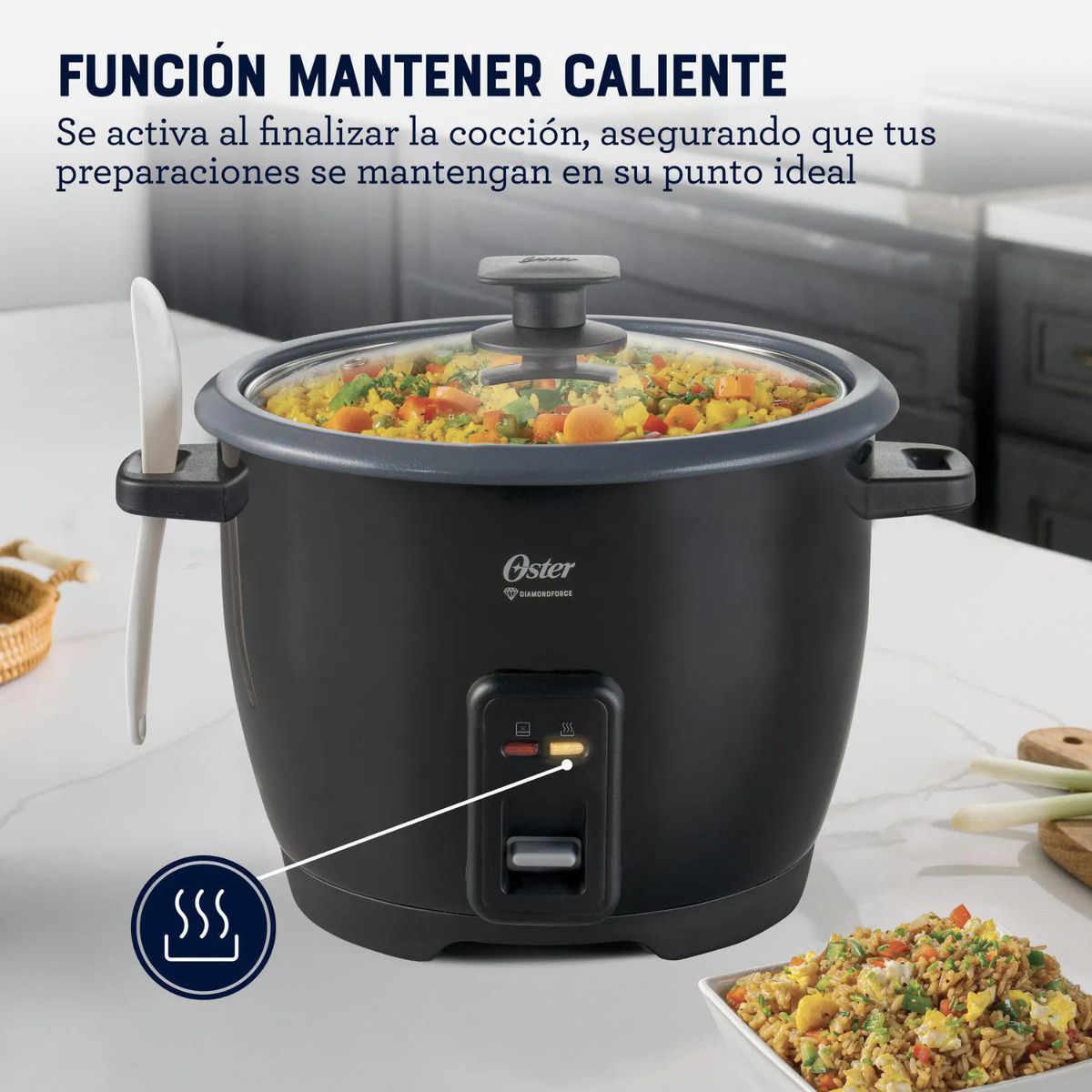 OSTER - Arrocera Oster 1.8 L DiamondForce CKSTRCB10DFBLK53