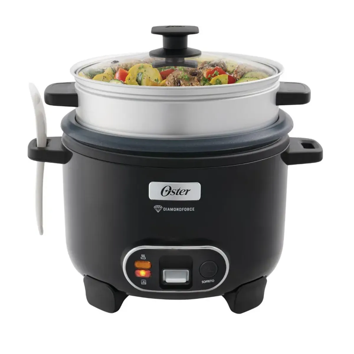 OSTER - Olla Arrocera Antiadherente 1.8 Litros CKSTRC10DFBLK53