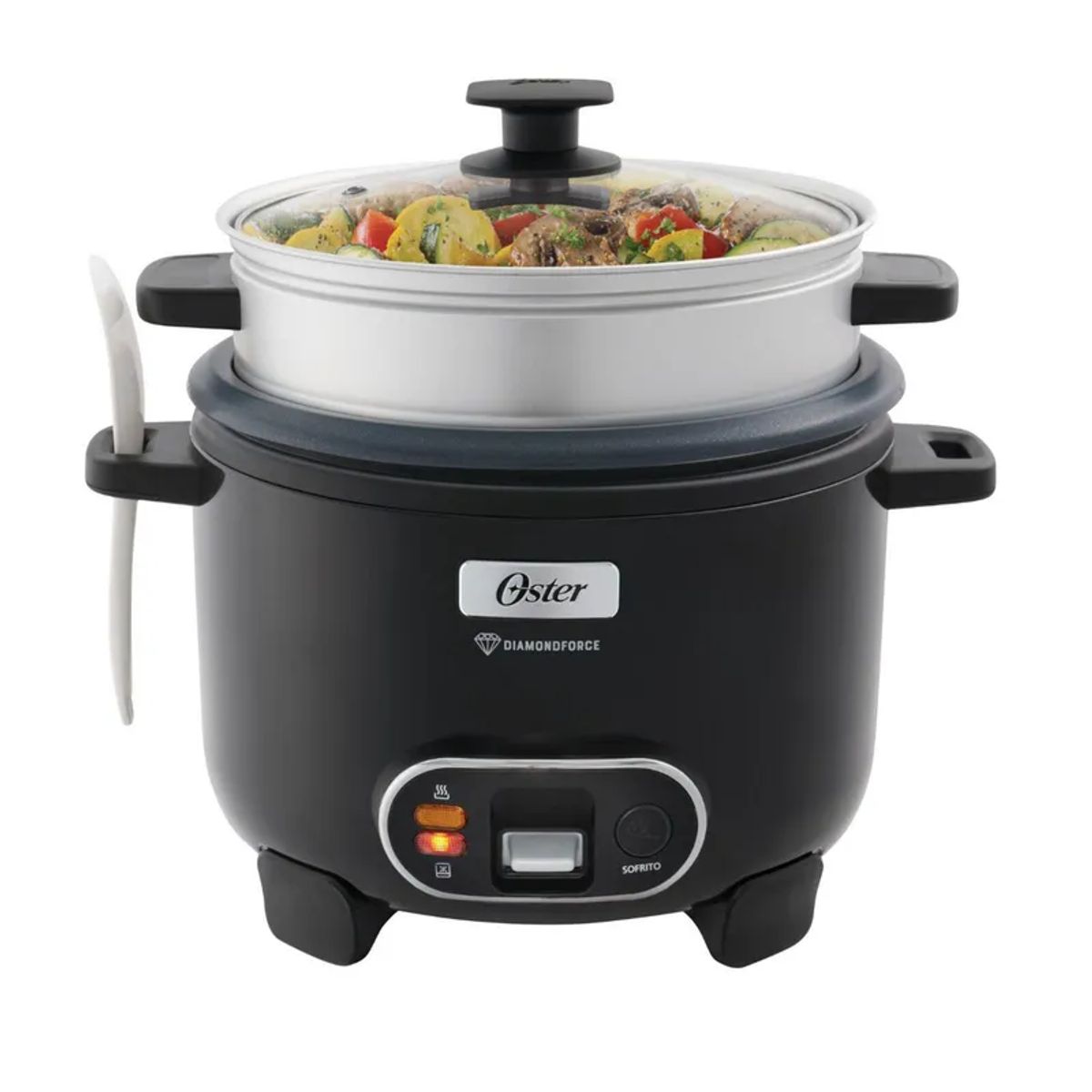 OSTER - Olla Arrocera Antiadherente 1.8 Litros CKSTRC10DFBLK53