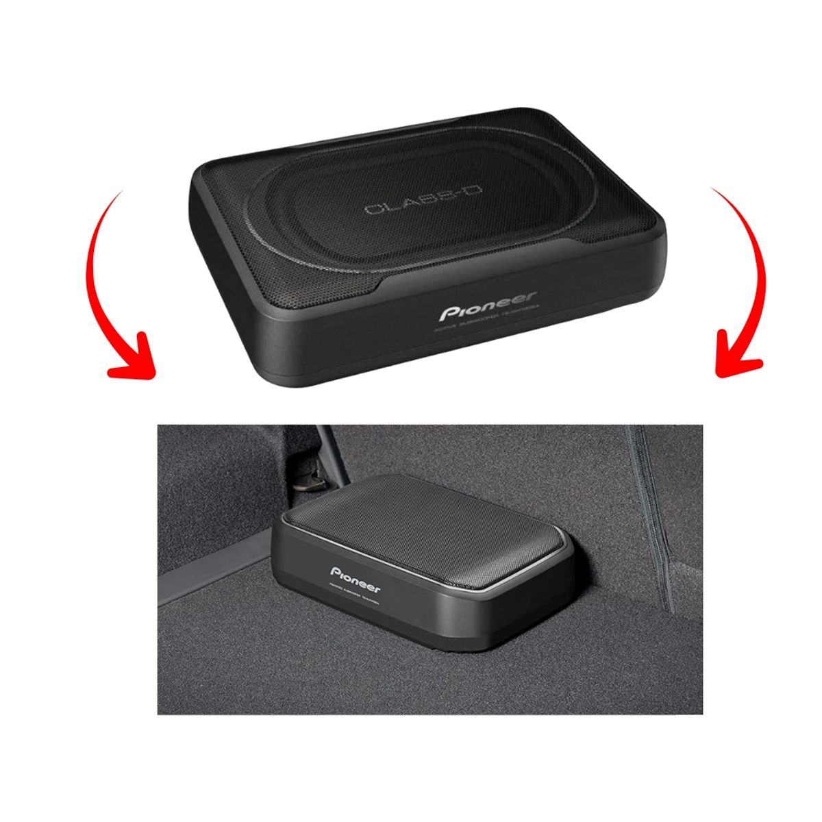 PIONEER - SUBWOOFER AMPLIFICADO 160W 50WRMS TS-W13EA PIONEER