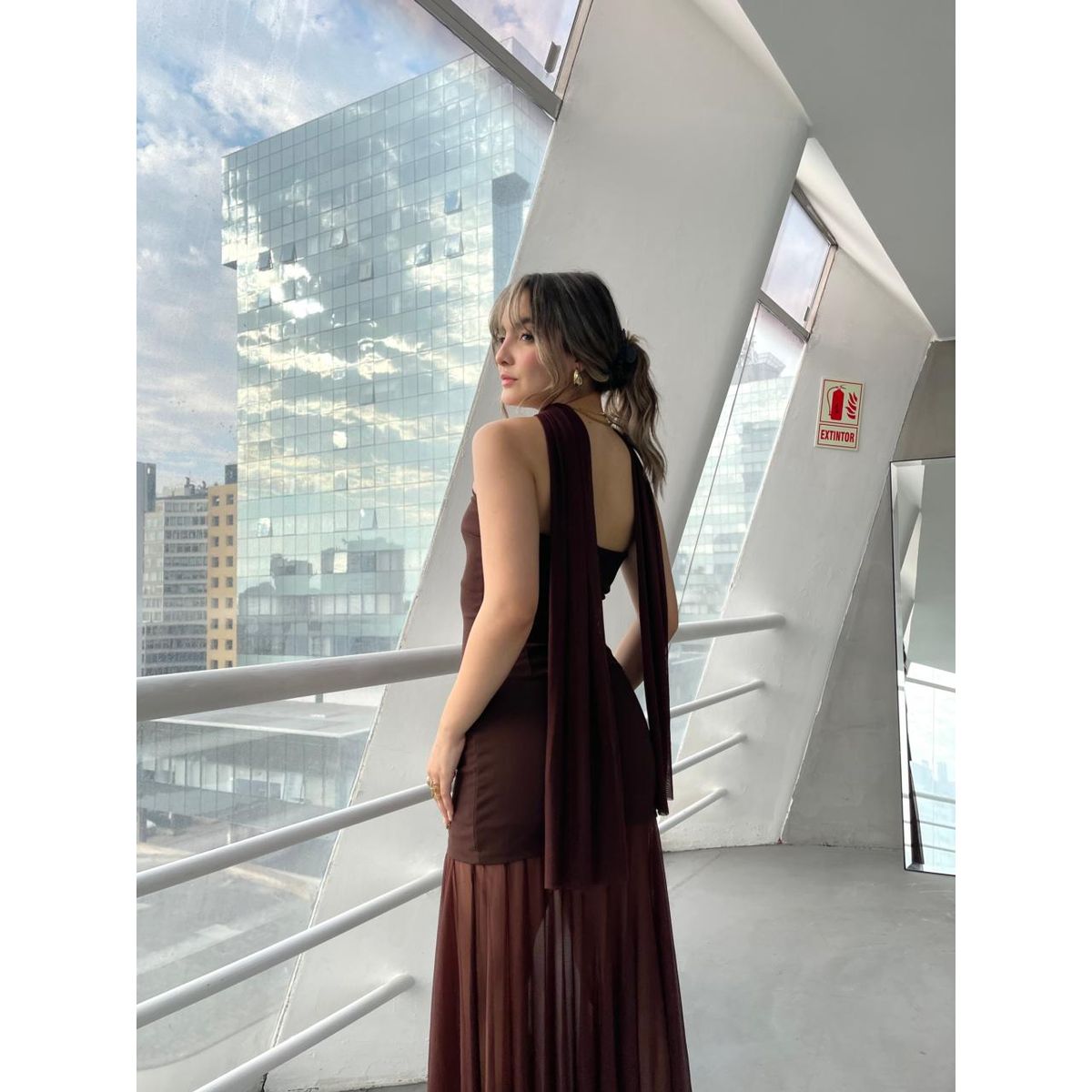 ALLEZ COLLECTION - VESTIDO ALEXA LARGO ELEGANTE FIESTA