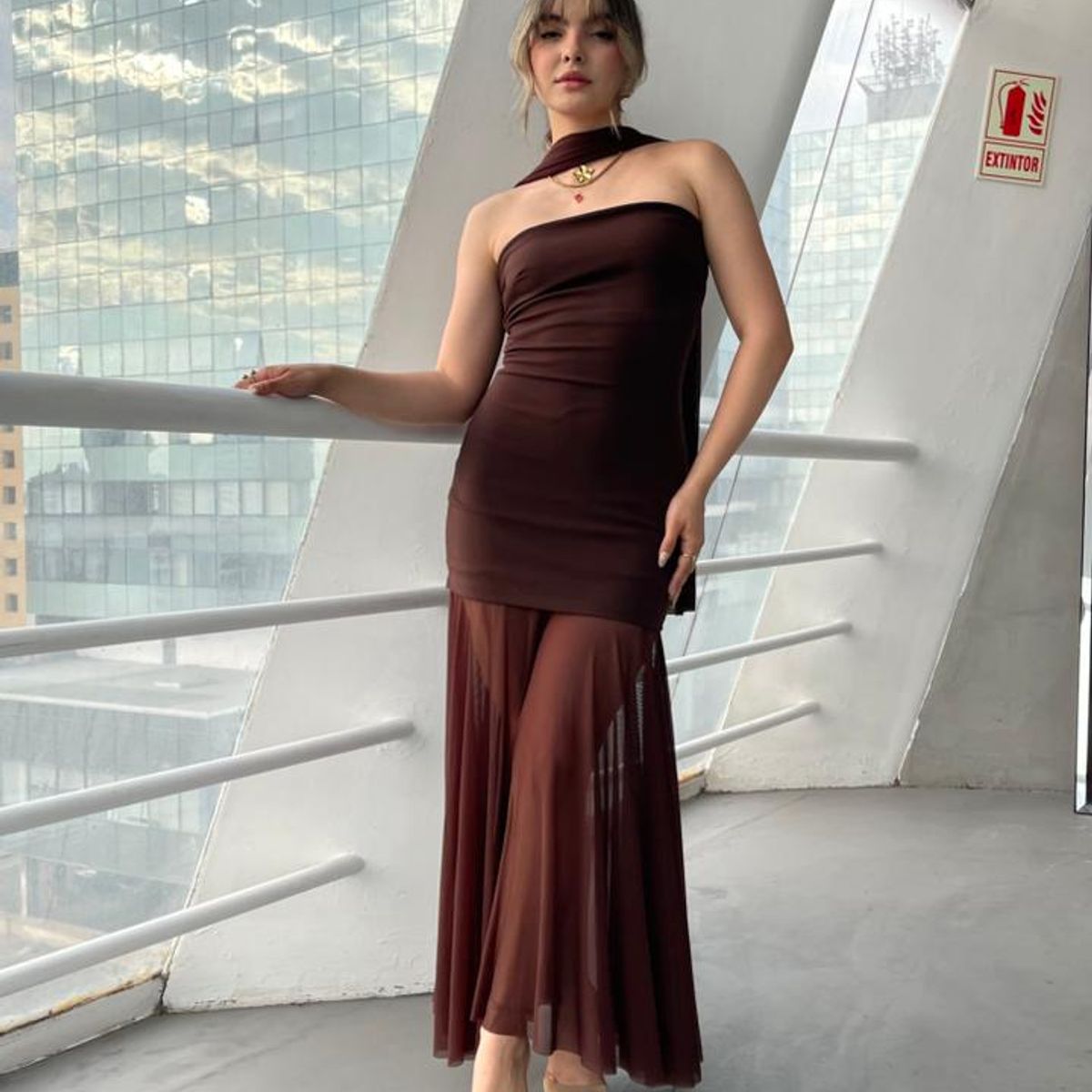 ALLEZ COLLECTION - VESTIDO ALEXA LARGO ELEGANTE FIESTA