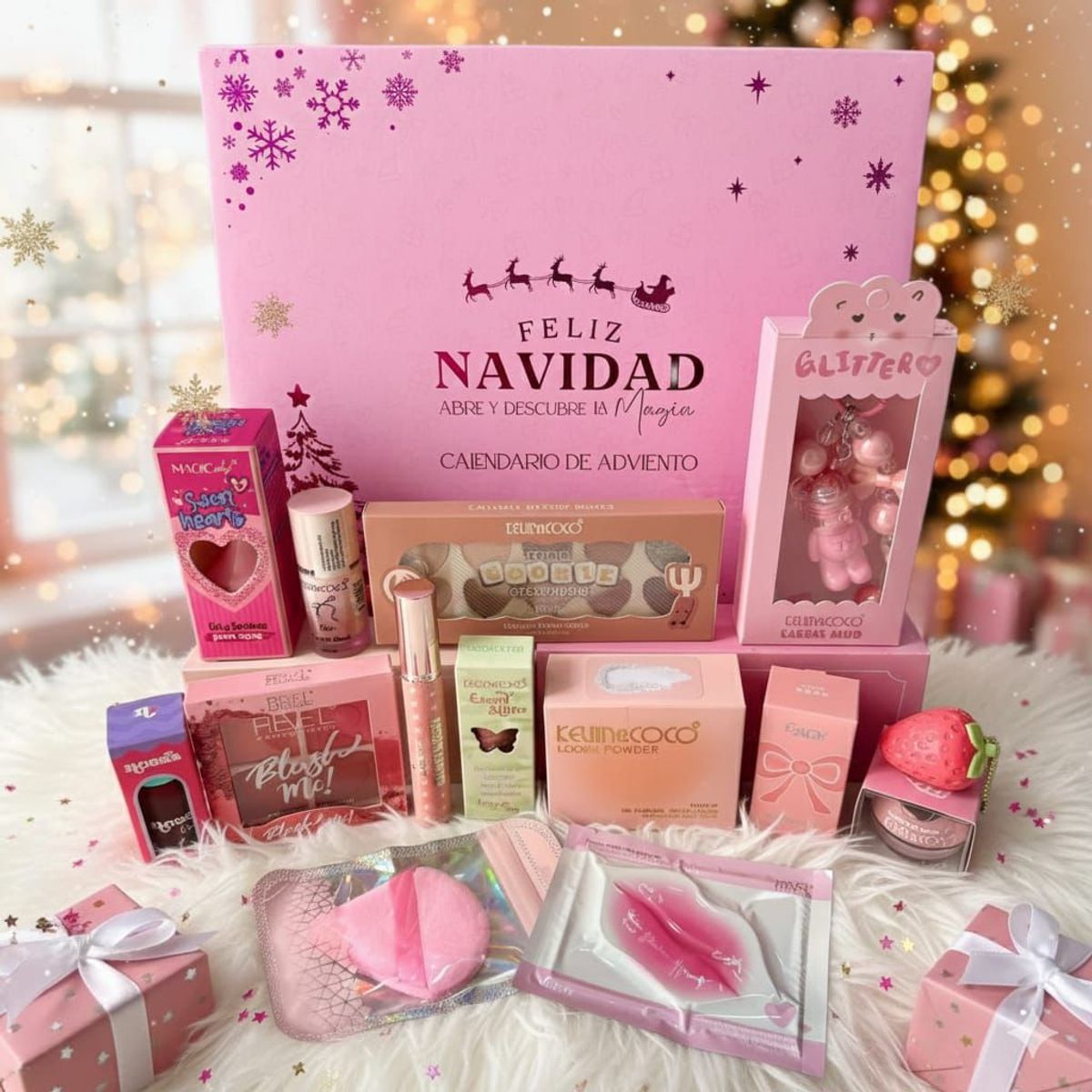 XCLUSIVE - Calendario de Adviento de Maquillaje 12 días c/14 regalos Kevin & Coco Revel