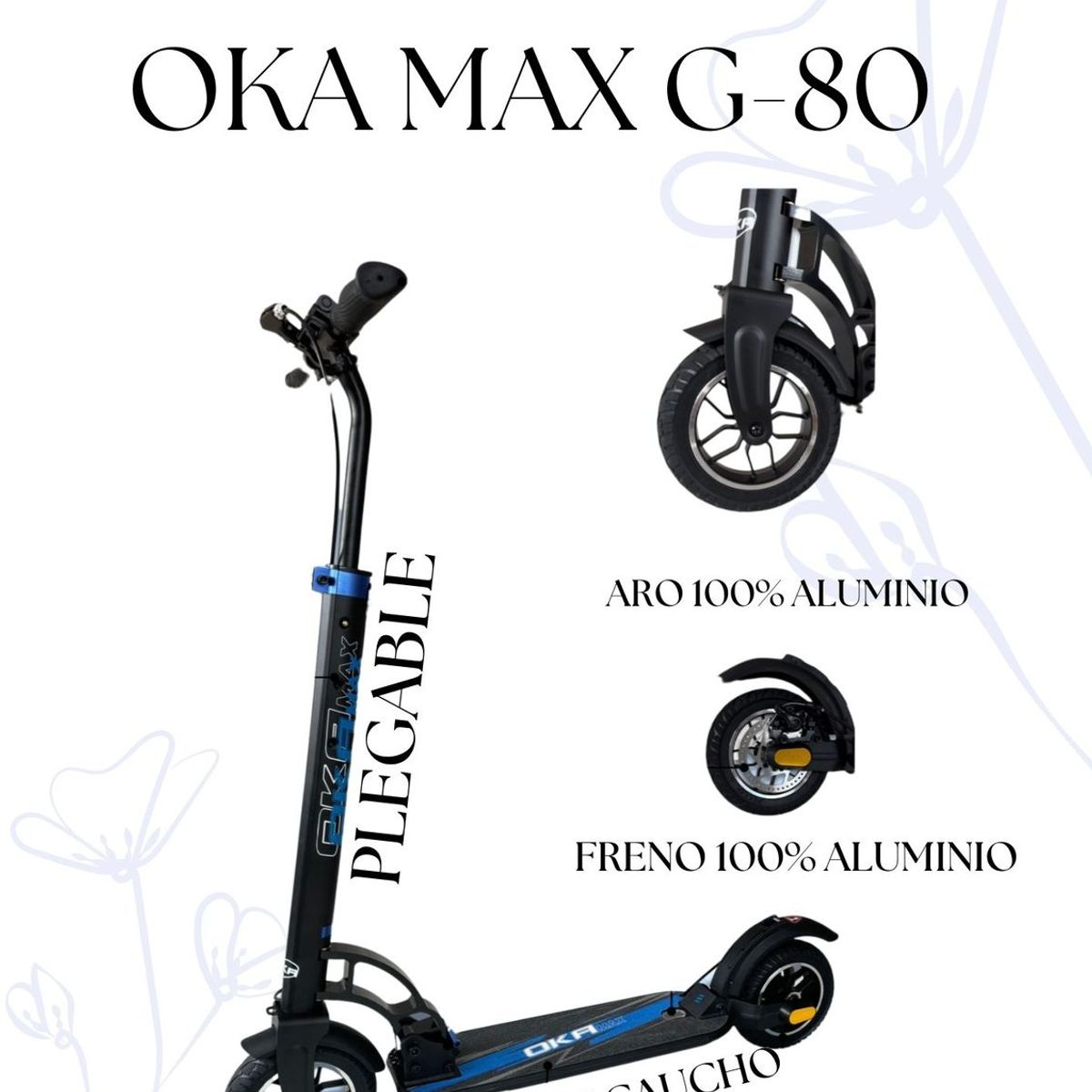 OKA - SCOOTER MAX G-80 AZUL