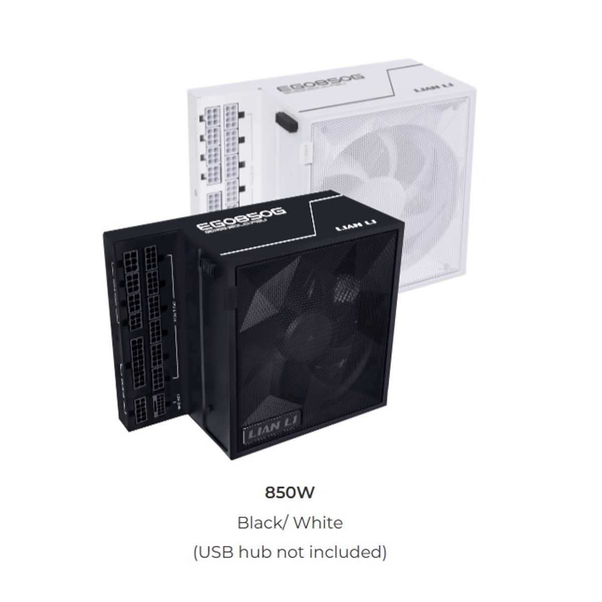 LIAN LI - FUENTE LIAN LI EDGE Gold 850 BLACK, 80PLUS GOLD, MODULAR, ATX3.1, PCIE 5.1 (EG0850G)
