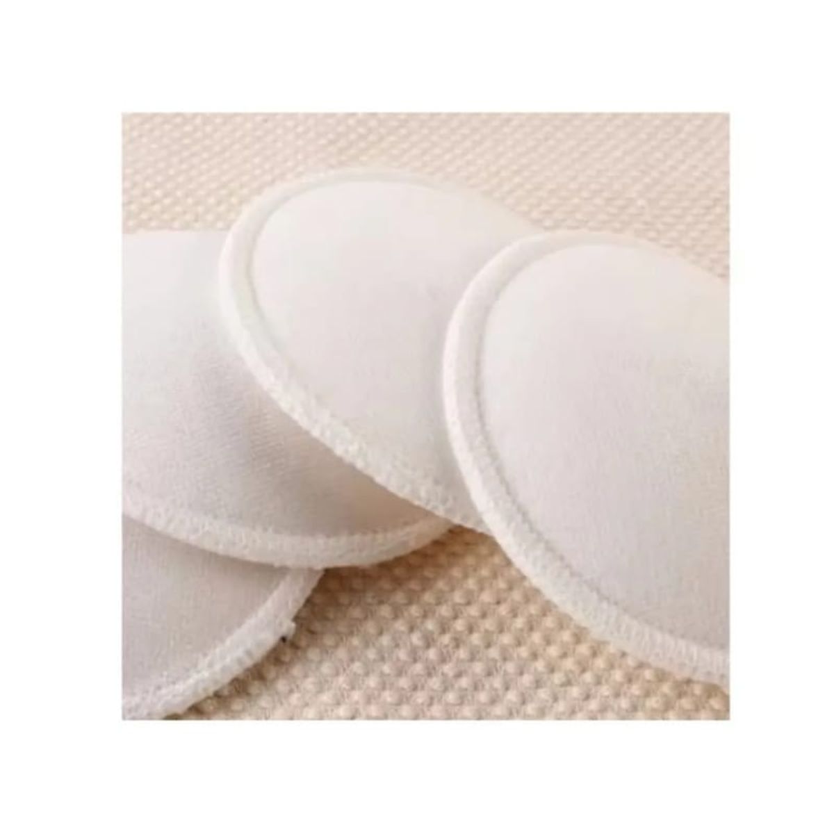 GENERICO - Set 4 Protector lactancia algodón absorbente lavable