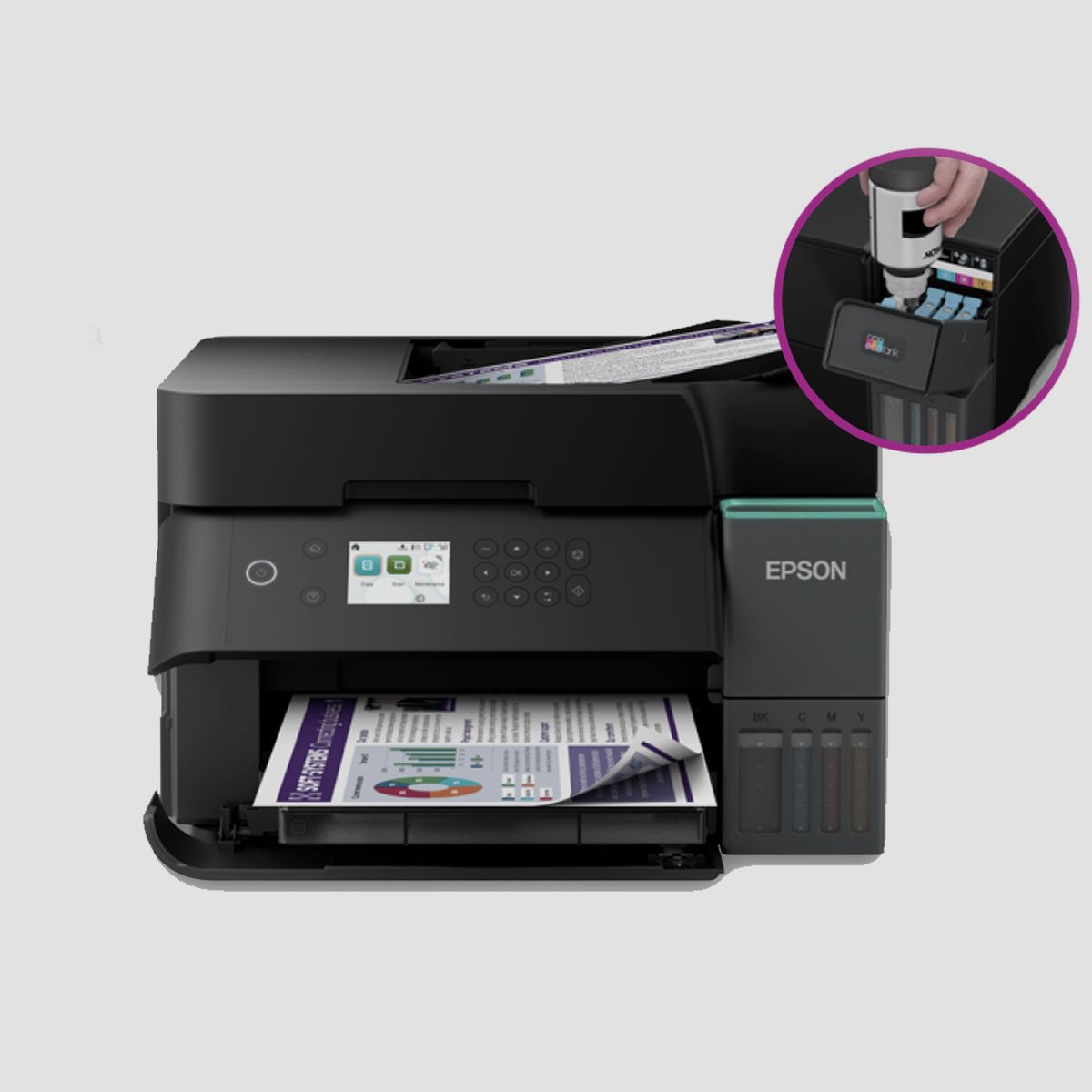 EPSON - Epson EcoTank L6370 Impresora Multifuncional a Color Wi-Fi y Dúplex