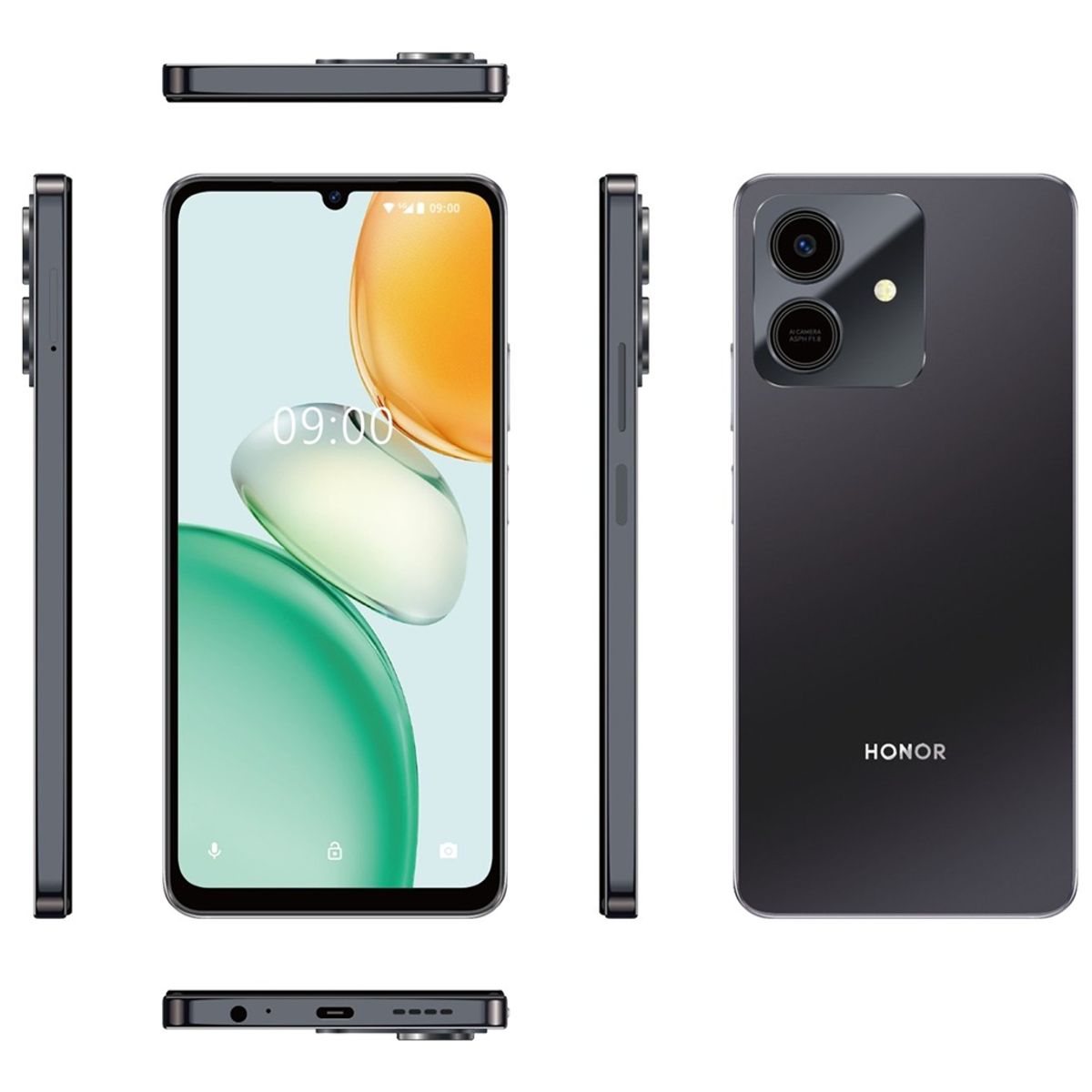 HONOR - HONOR PLAY 10 New Model  64GB ROM+  3GB RAM / PANTALLA 6.74"/ MEDIATEK HELIO G81/ ANDROID 15/ NEGRO