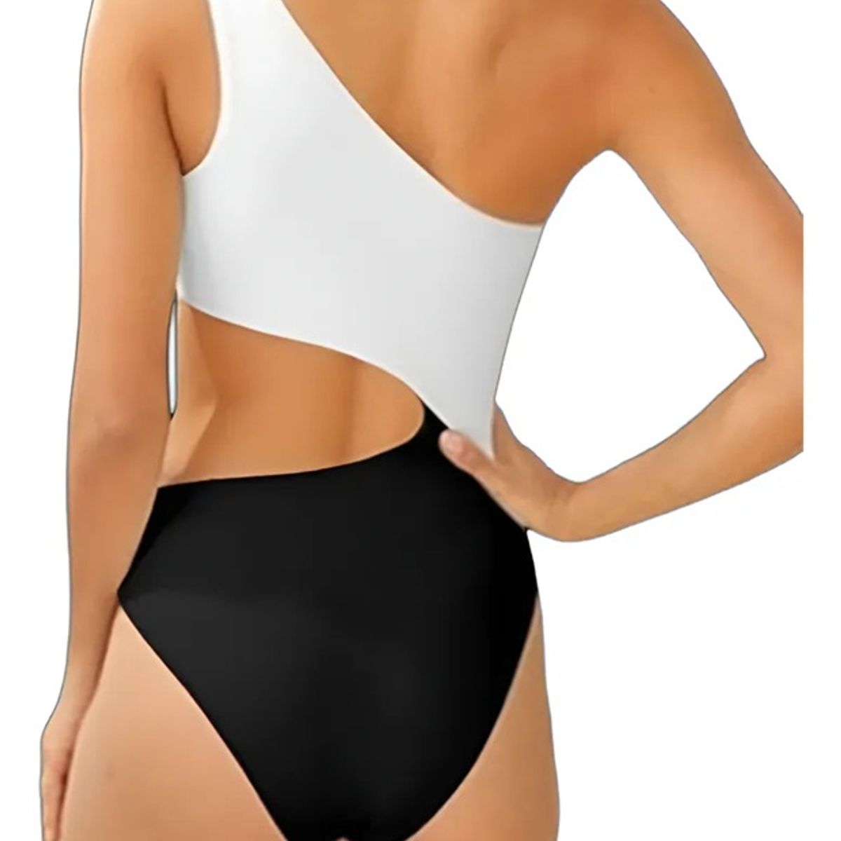 SM - TANKINI DAMA S COMBINACION BLANCO NEGRO