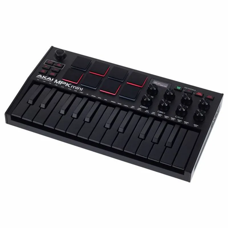 AKAI PROFESSIONAL - Mpk Mini Mk3 Teclado Controlador Midi Color Negro Total