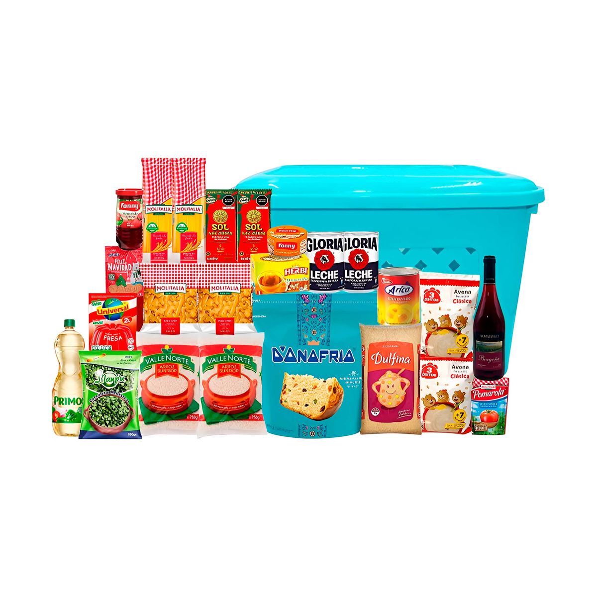 GENERICO - Canasta Navideña Inti con 22 Productos Incluidos