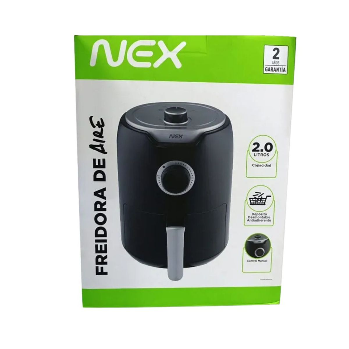NEX - Freidora de aire Nex ARF-02027 2L 1000W Negro