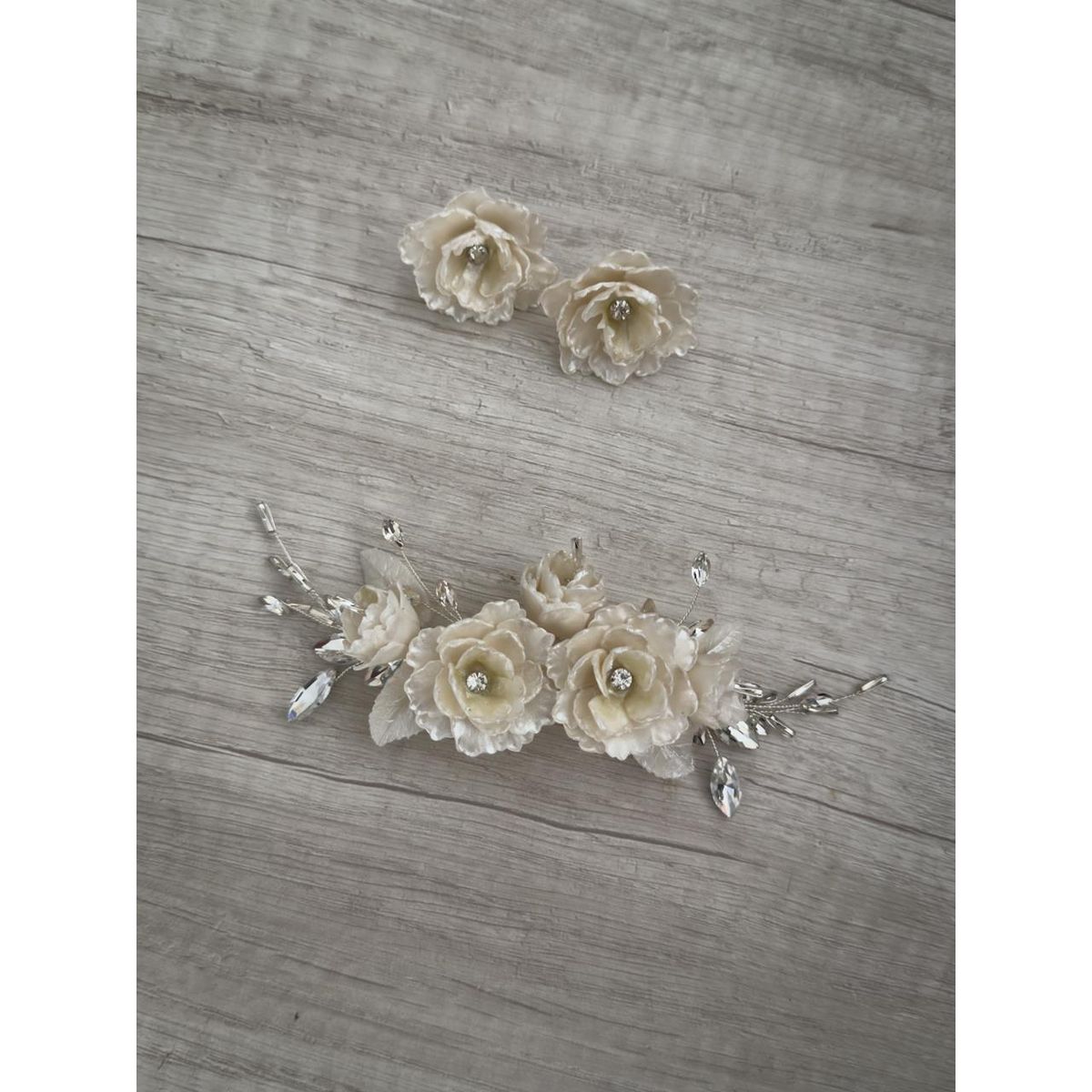 ANADE HANDMADE - TOCADO TIARA ACCESORIO CABELLO JOYAS DE NOVIA