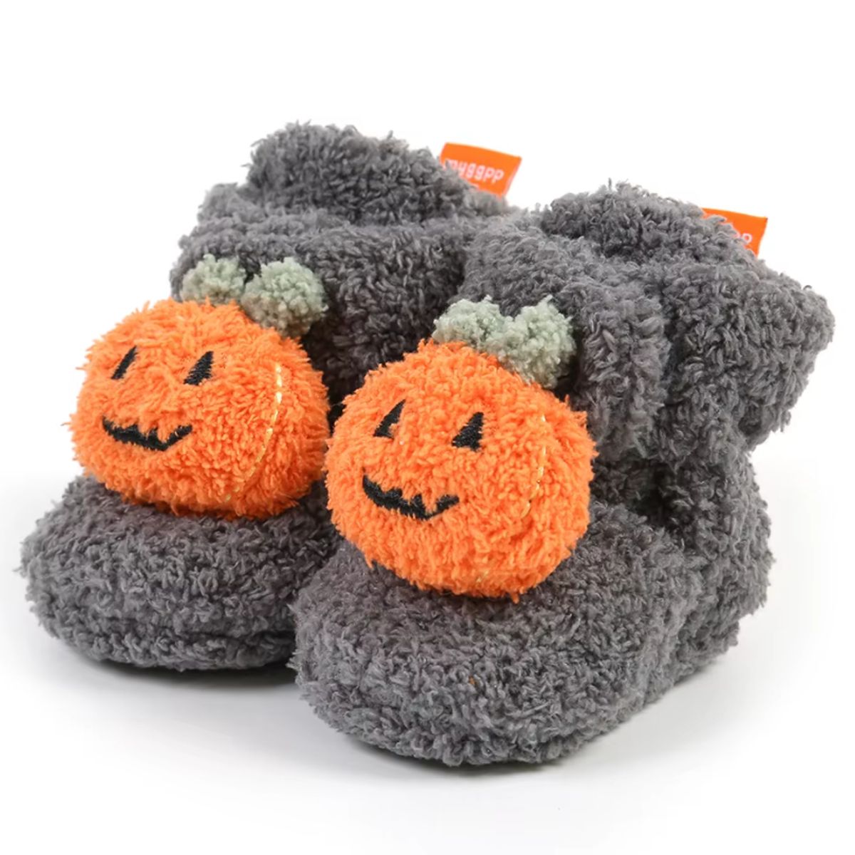 GENERICO - Botines de calabaza para bebé Gris 6-12 meses