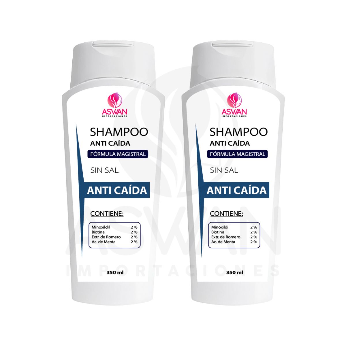 GENERICO - Pack x2 Shampoo Anti Caída 350 ml