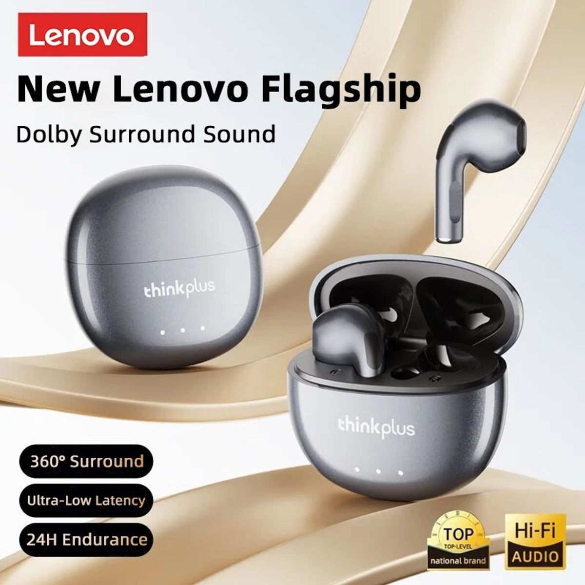 LENOVO - Audífono In-Ear Bluetooth LP2 Pro