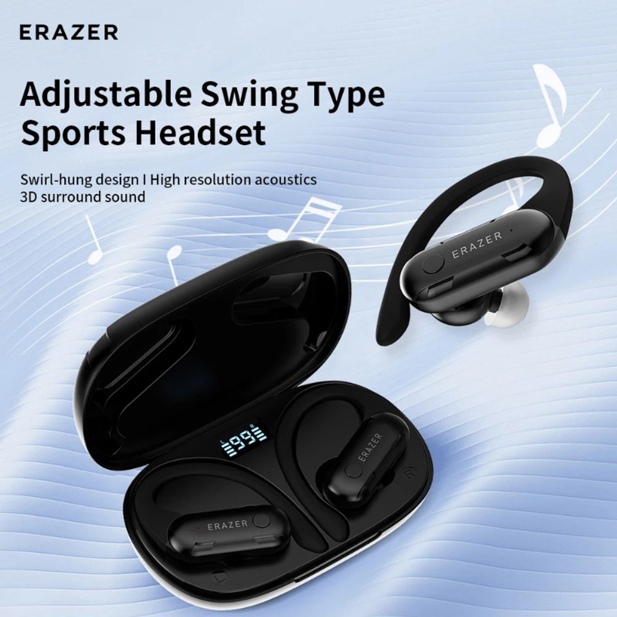 LENOVO - Audífono In-Ear Bluetooth QT60