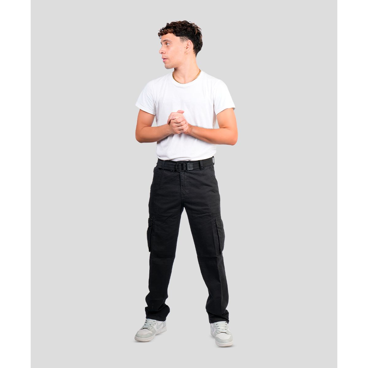 CH CASTRO SPORT - PANTALON DRILL CARGO JEEP 98% ALGODÓN STRECH HOMBRE