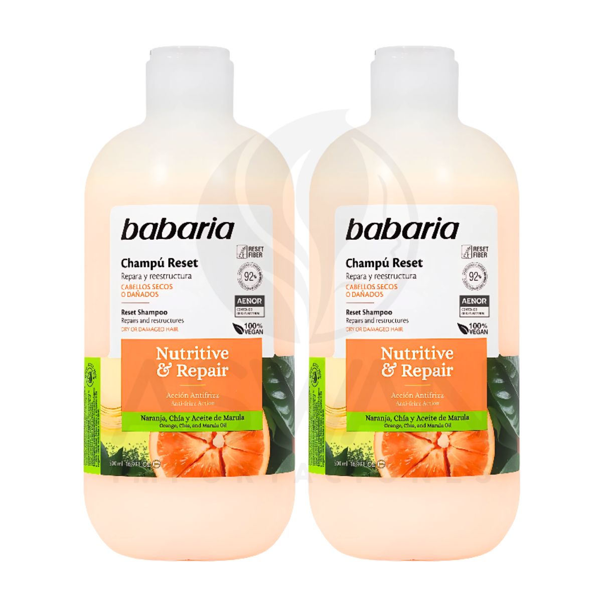 GENERICO - Pack x2 Champú Nutritive & Repair 500 ml - Babaria