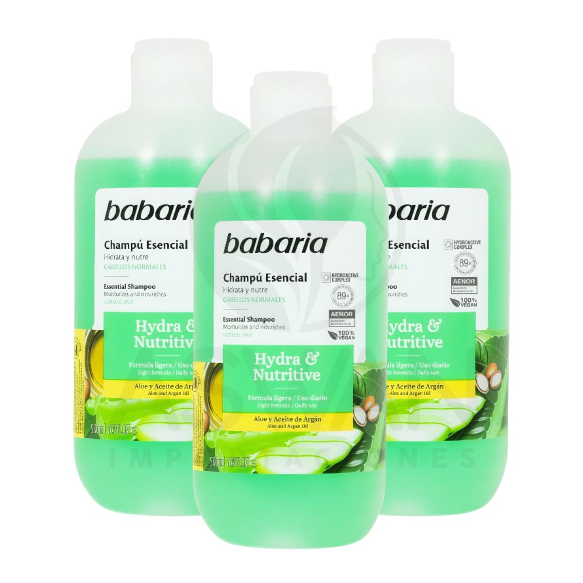 GENERICO - Pack x3 Champú Hydra & Nutritive 500 ml - Babaria