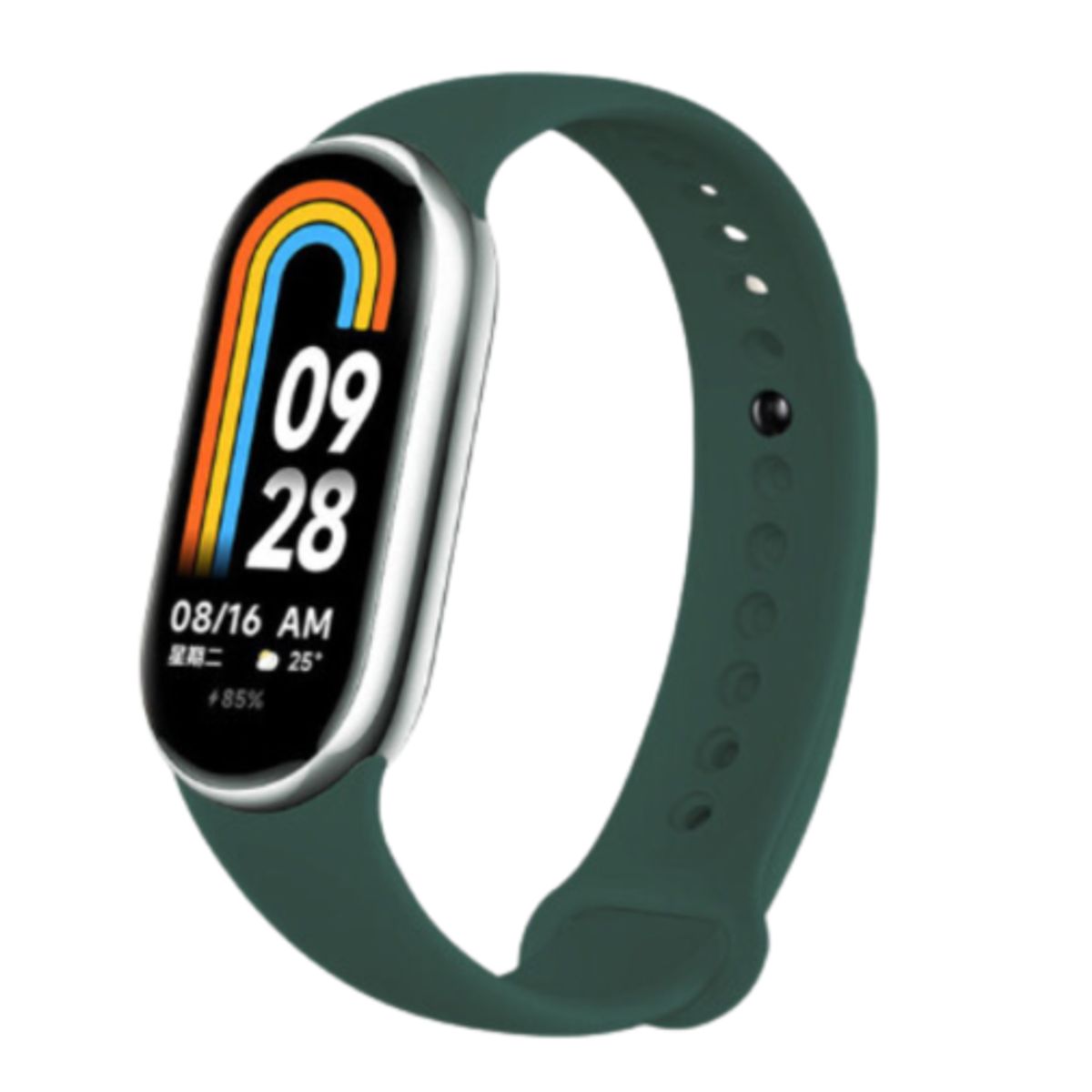 GENERICO - Correa de Silicona para Xiaomi Band 8 - VERDE