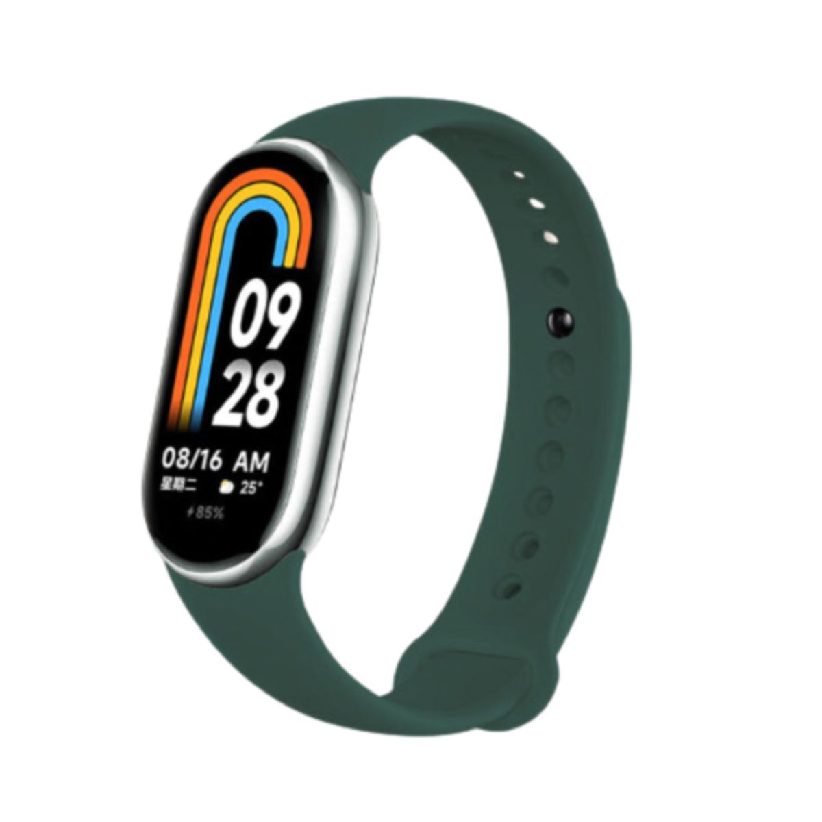 GENERICO - Correa de Silicona para Xiaomi Band 8 - VERDE