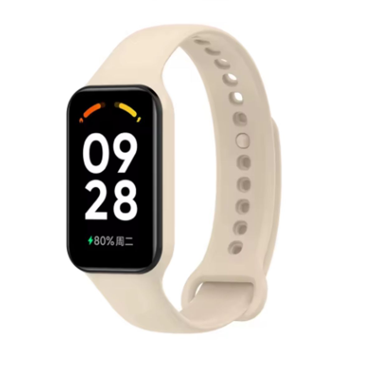 GENERICO - Correa de Silicona para Xiaomi Band 8 - BEIGE