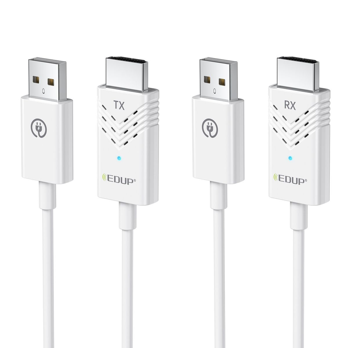 GENERICO - Transmisor y Receptor Inalámbrico Hdmi/usb hasta 30 mts