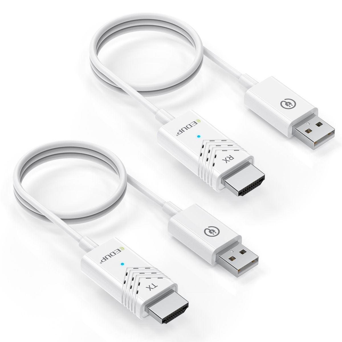 GENERICO - Transmisor y Receptor Inalámbrico Hdmi/usb hasta 30 mts