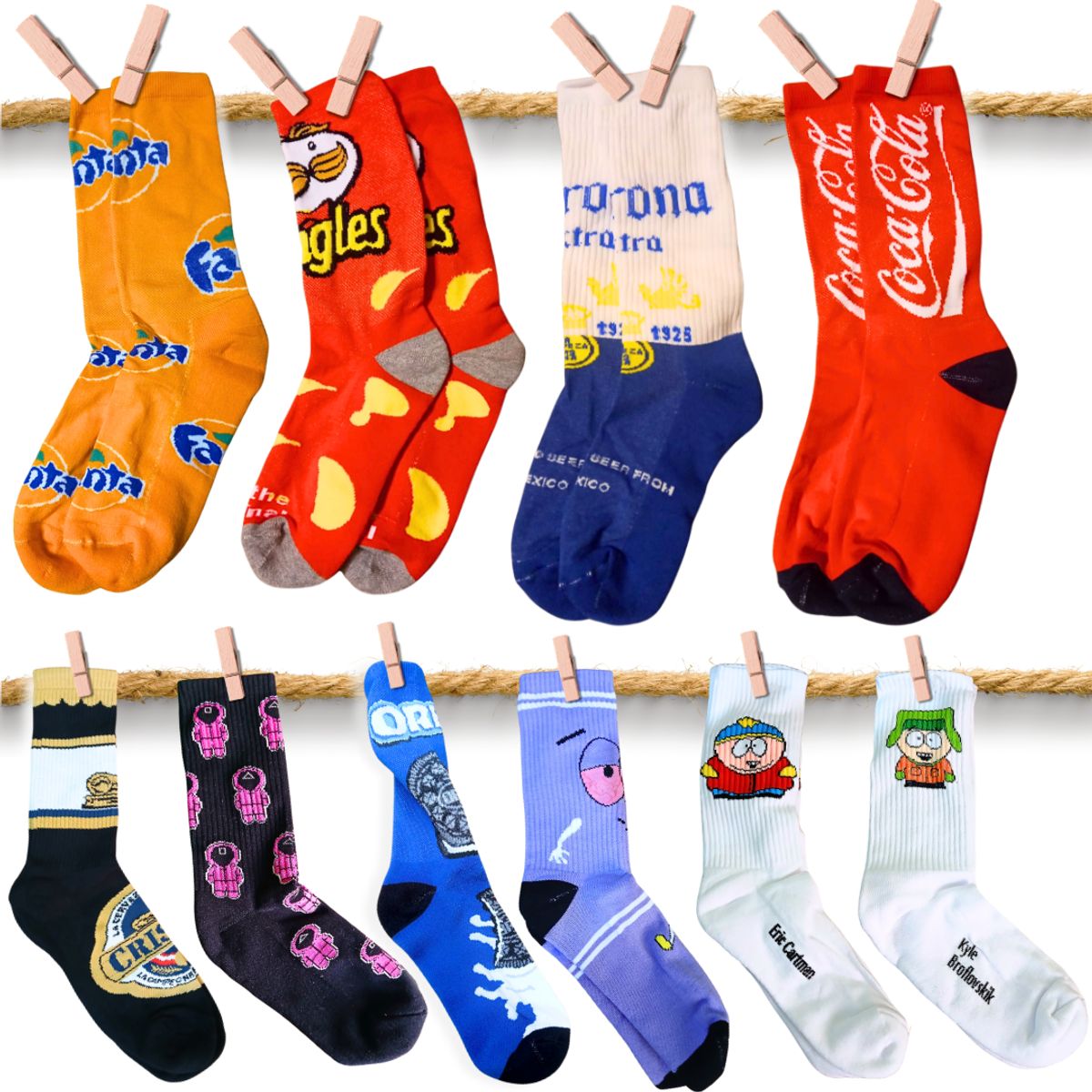 GENERICO - Medias calcetín regalo amigo amiga mamá papá dama caballero 3 pares aleatorio