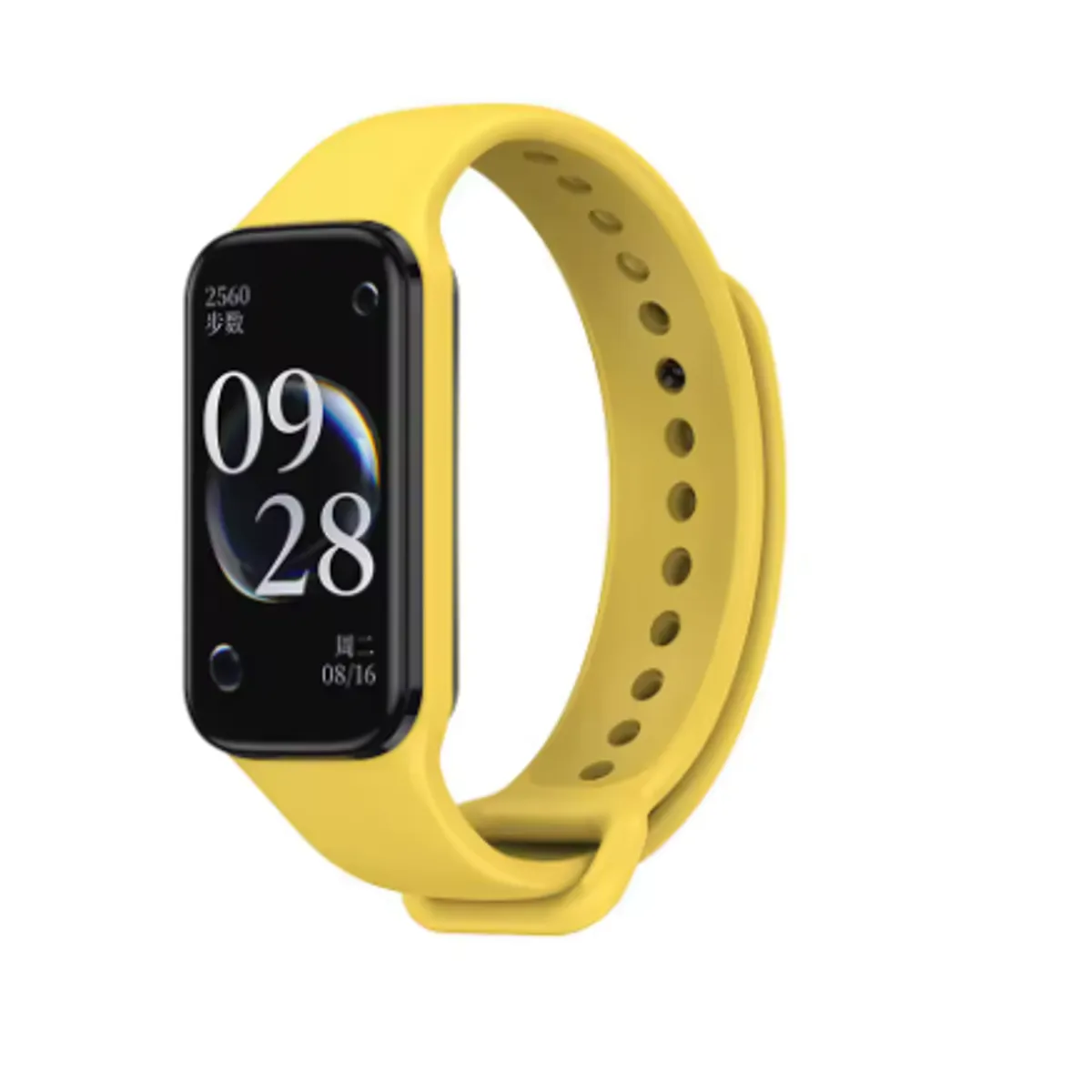 GENERICO - Correa de Silicona para Xiaomi Band 8 - AMARILLO