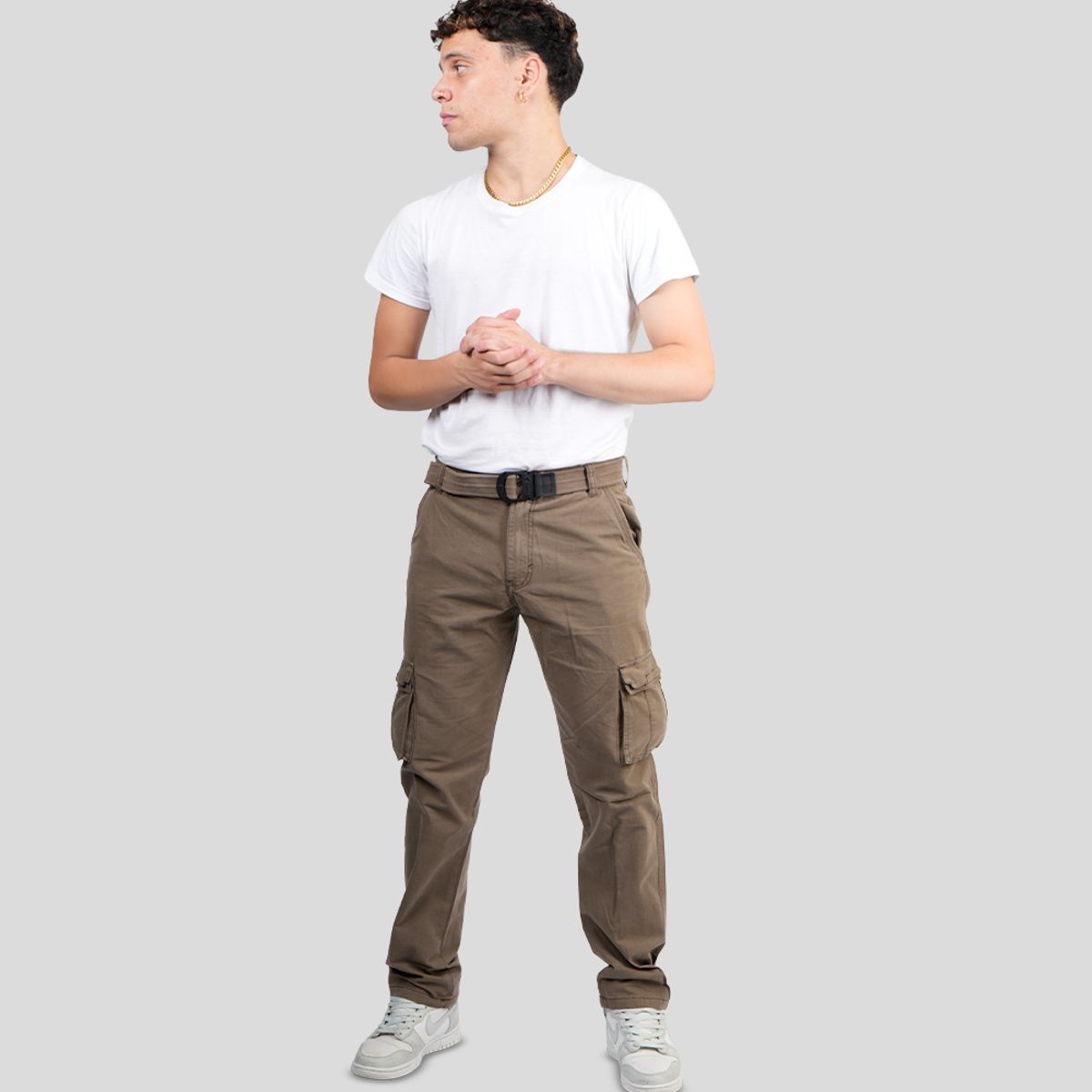 CH CASTRO SPORT - PANTALON PAPER CARGO NILO 100% ALGODÓN RÍGIDO HOMBRE