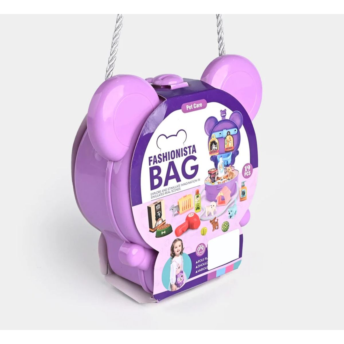 MORITA BAG STORE - MOCHILA DE JUGUETE COCINA PORTATIL FASHION COLOR MORADO