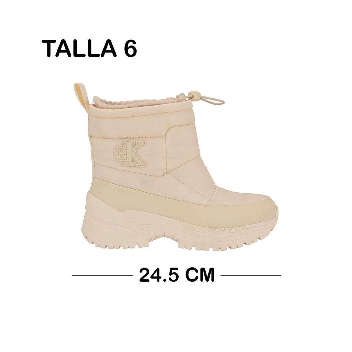 GENERICO - Botas Dama Nelsa White Talla 6