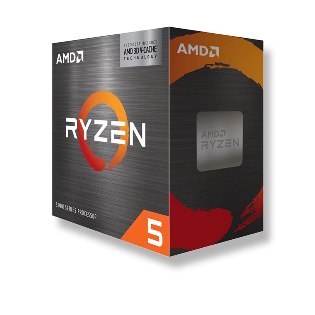 AMD - Procesador AMD Ryzen 5 5500X3D, 3.00 / 4.00 GHz, 96MB L3 Cache, 6-Cores, AM4, 7nm, 105W.