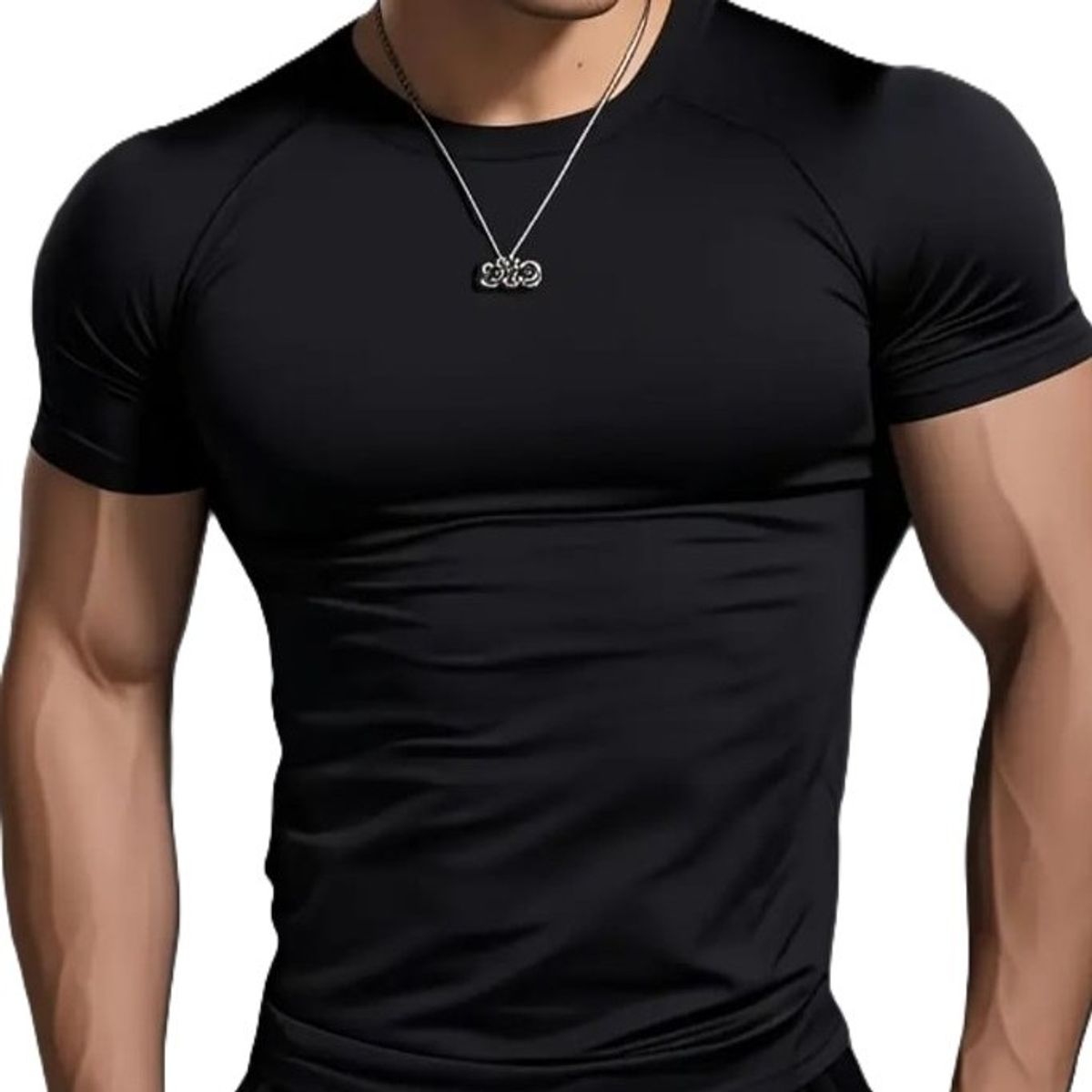 EPAUS - Polo Deportivo Licra Hombre Manga Corta Secado Rápido