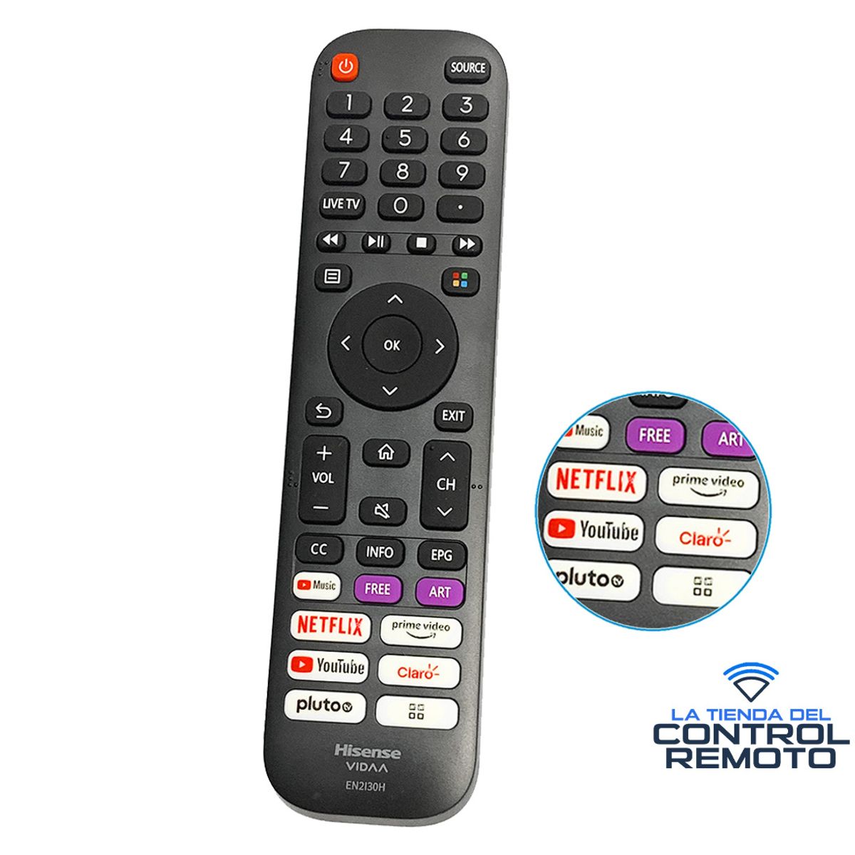 HISENSE - Controles Hisense Para Smart Tv Vida EN2130H Original