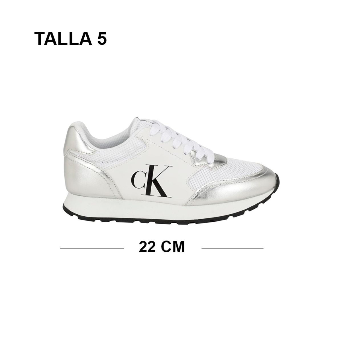 GENERICO - Zapatilla Dama Camina White Talla 5
